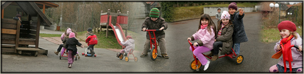 Les enfants s'amusent dans la cour de r�cr�ation